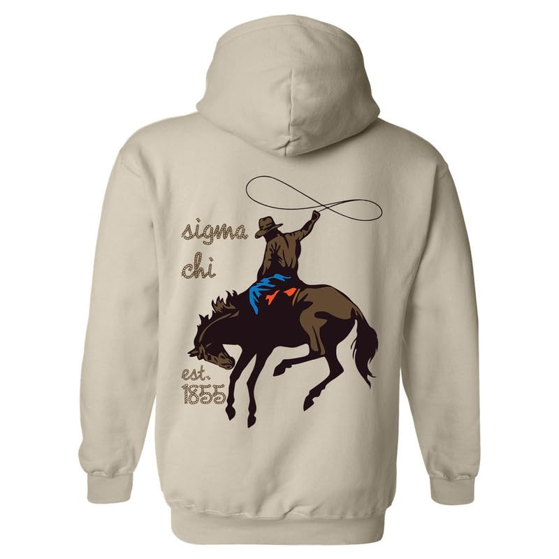 Sigma Chi Hoodie - Sigma Chi Cowboy Sweatshirt