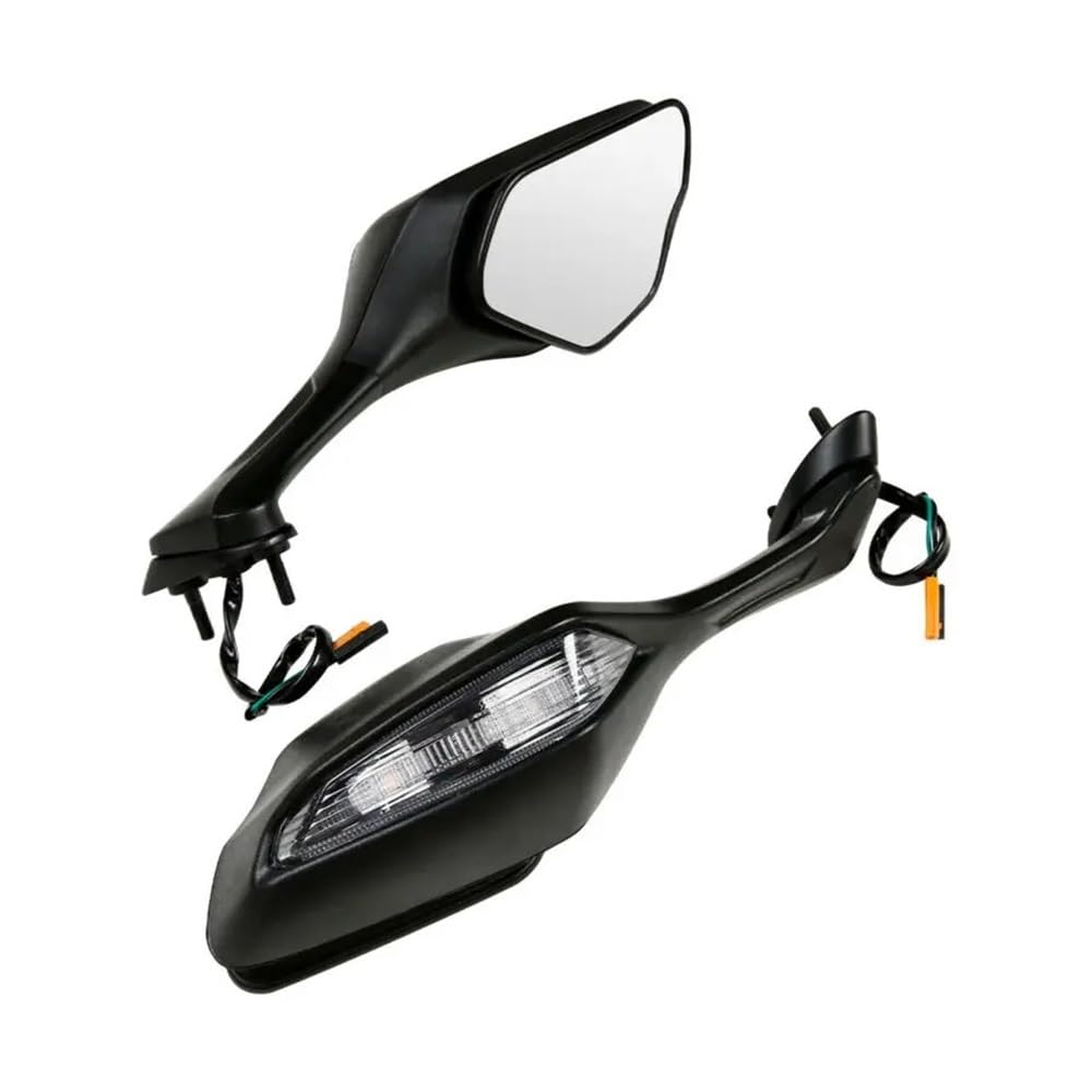Espejo retrovisor para Motocicleta Espejos Retrovisores Plegables para Motocicleta con Intermitentes para LED para CBR1000RR CBR 1000 RR 2017-2024 2019 2018, Manillar Giratorio