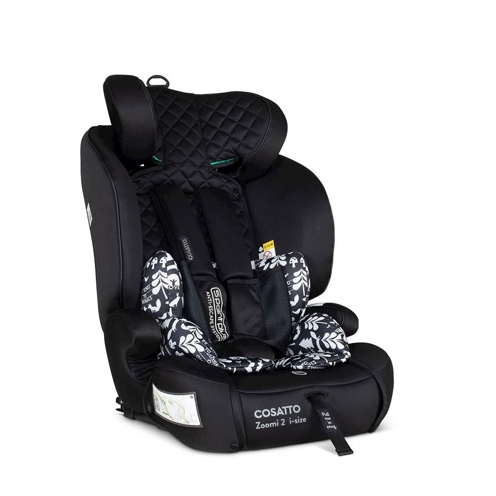 Cosatto Silla Coche Grupo 1 2 3 Zoomi 2 - Silla Coche iSize de 76 cm a 150 cm - Sillita Bebé Coche Isofix con Reposacabezas Ajustable, Protección Contra Impactos Laterales y Fácil Instalación