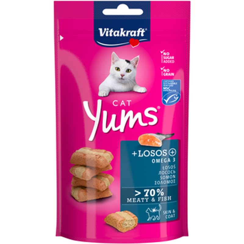 Comida húmeda para Gatos VITAKRAFT Vitakraft Cat 40G YUMS Salmon / 9