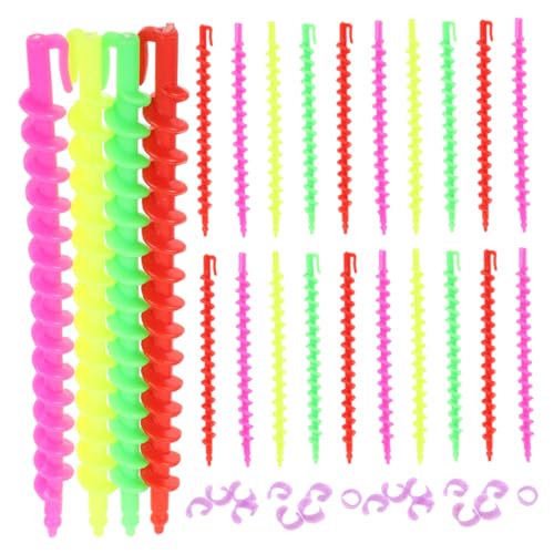 Beatifufu 26Pcs Spiral Hair Perm Rods for Women Colored Hair Rollers for DIY Curling and Styling Flexible Cold Wave Rods for Long Hair Lightweight Durable Hairdressing Tools