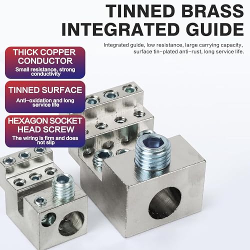 DEWIN Verteilerklemmen Hutschiene, DIN Schienen Klemmenblock Abzweigklemme Elektrischer Kabelverbinder Universal Din Rail Terminal Block