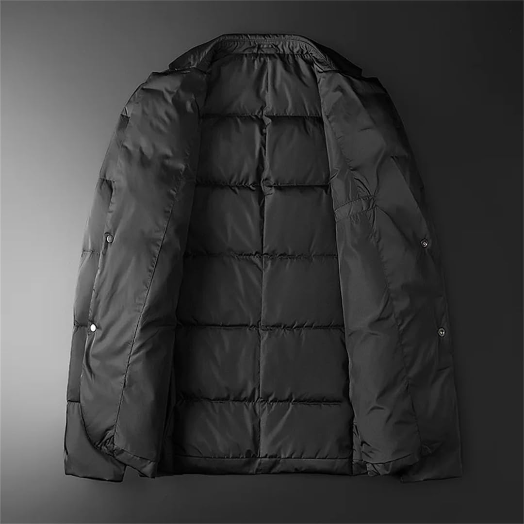 Alloaone Men's Winter White Duck Down Coat Winter Jackets Coat Men Casual Thicken Jacket