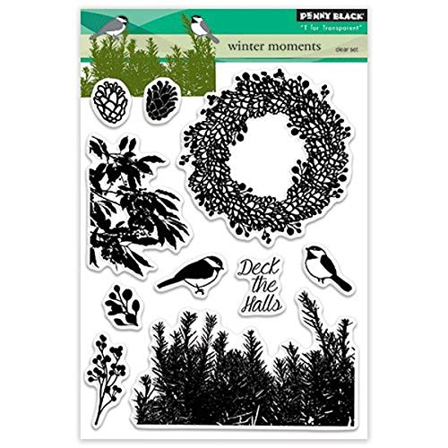 Penny Black 30-321,Winter Moments Clear Set
