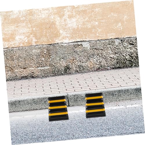 Ruota Gomma Pesante con Design Antiscivolo Cuneo Portatile per Auto Camion Supporto Sicuro e Compatto per Pneumatici per Garage e Rimorchi