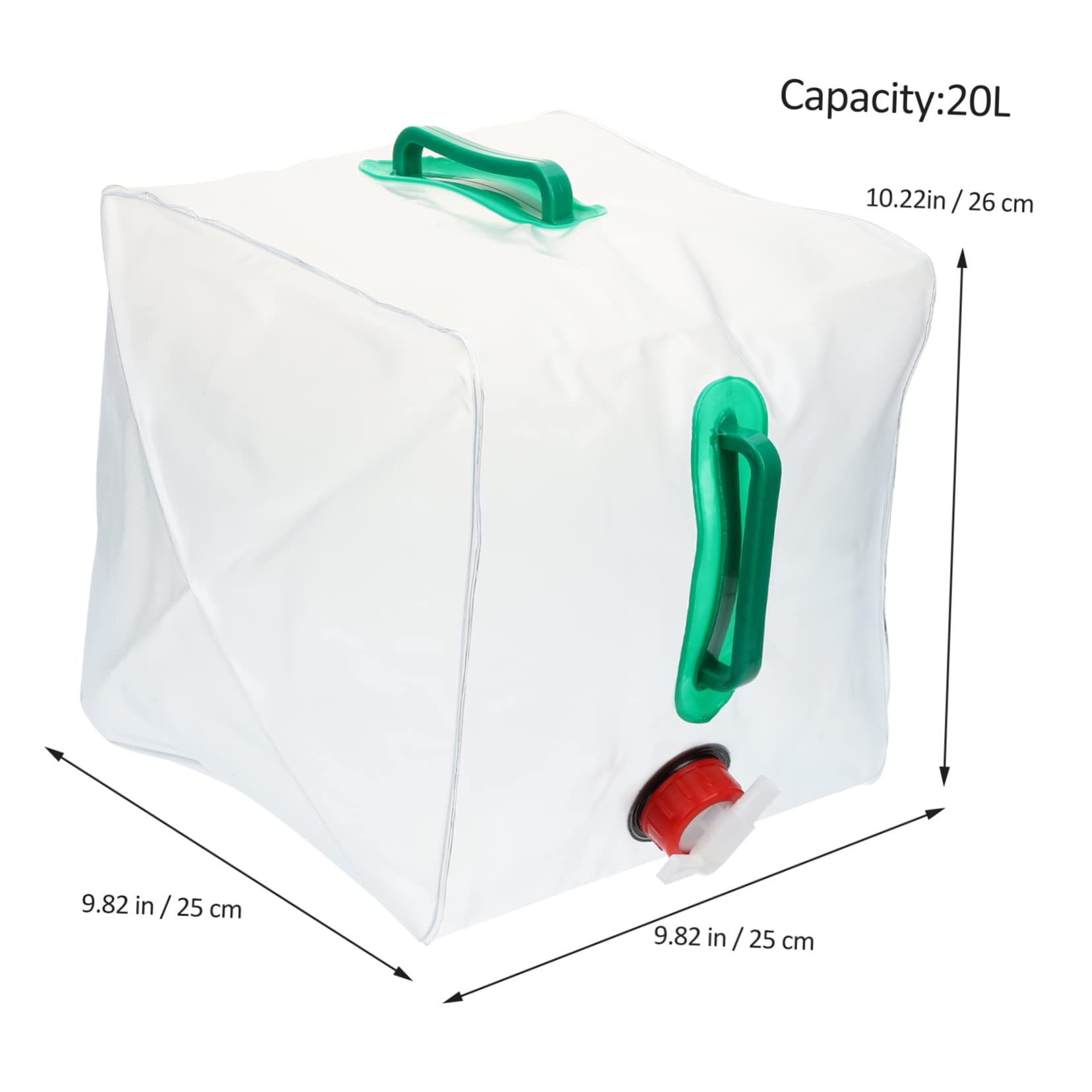 Parliky Camping Cooking Water Storage Bag Collapsible Portable Bucket Large Capacity Drinking Water Bag Outdoor Adventure