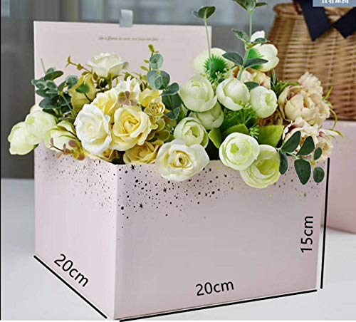 Boeketverpakking Geschenkdoos, met deksel Huwelijkscadeau om gasten te sturen Boeketverpakking 1st - Afbeelding 3