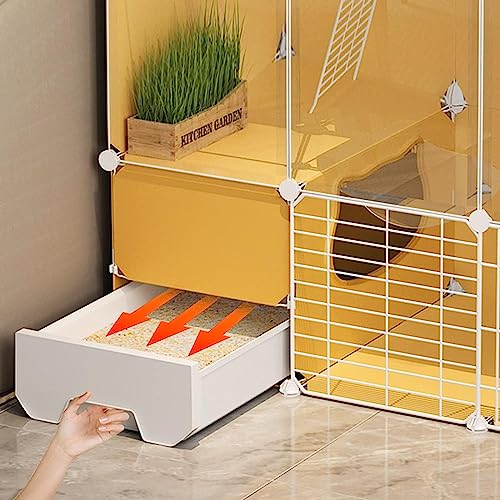 Grand parc pour chat avec bac : la solution contre les bêtises en intérieur - 3