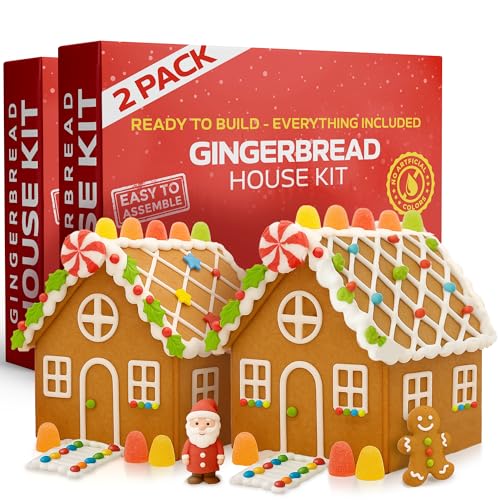 Gingerbread House Kit - Set of 2 Houses