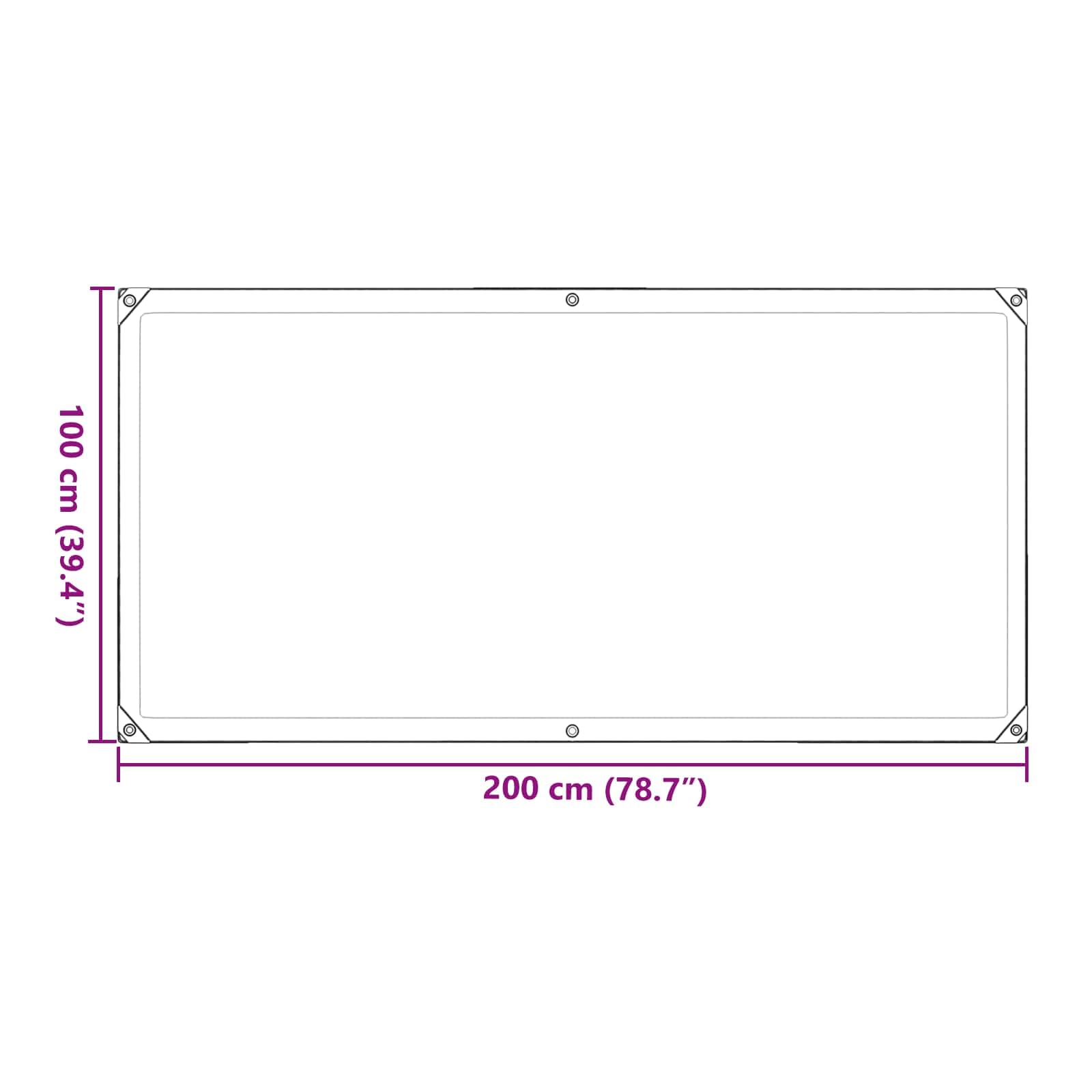 Cubierta transparente para plantas de polietileno, 1 x 2 m, con ojales de aluminio, bordes de cuerda de nailon, para el cuidado del jardín, cubierta de suelo y protección contra malas hierbas