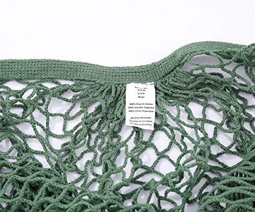 Rockimpact 12-Pack Reusable Net Mesh Shopping Bags With Long Handles - Multicolor #TOP4