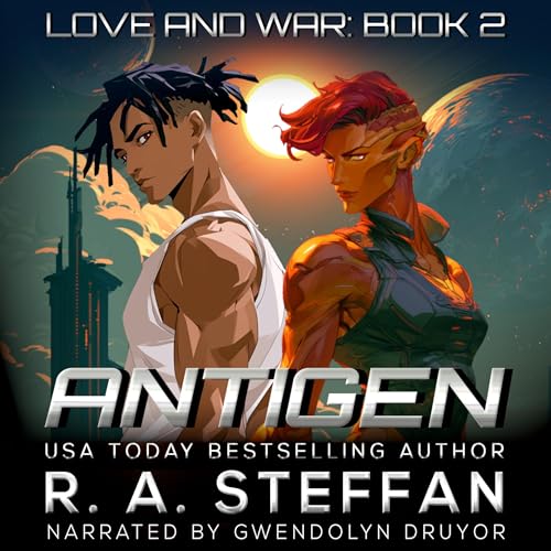 Antigen Audiolibro Por R. A. Steffan arte de portada