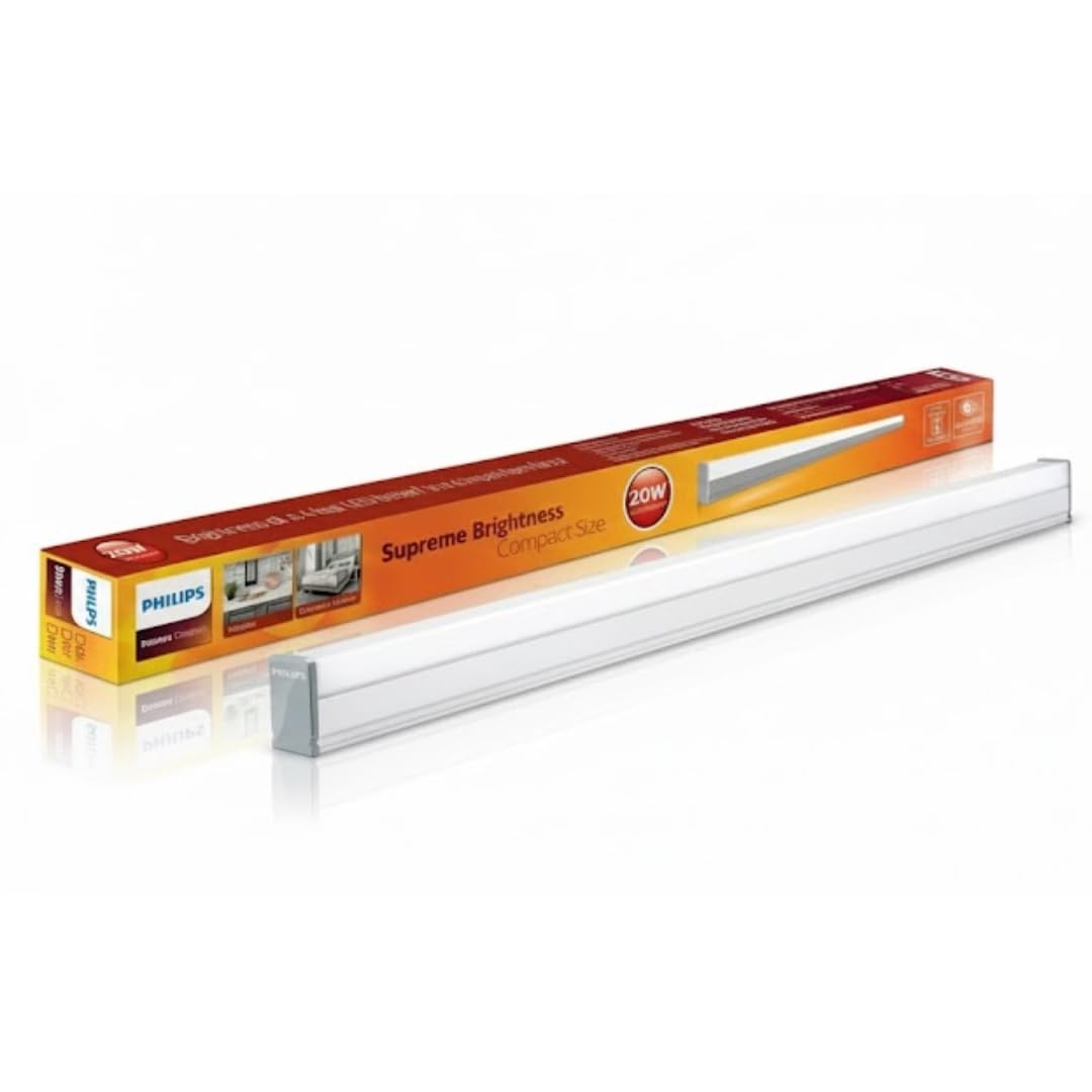Philips Compact 2ft 20-watt LED Tubelight | Slimline Compact Tubelight for Home & Decoration | Color: Cool Day Light, Pack of 1-picture-25