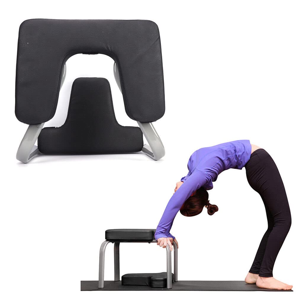 Tabouret de yoga pour poirier, chaise de yoga pour poirier, tabouret de yoga poirier, chaise de poirier yoga pour la maison et la salle de sport