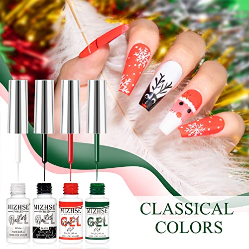 Mizhse Gel Liner Esmalte para Uñas 7ml Set Manicura miniatura 2