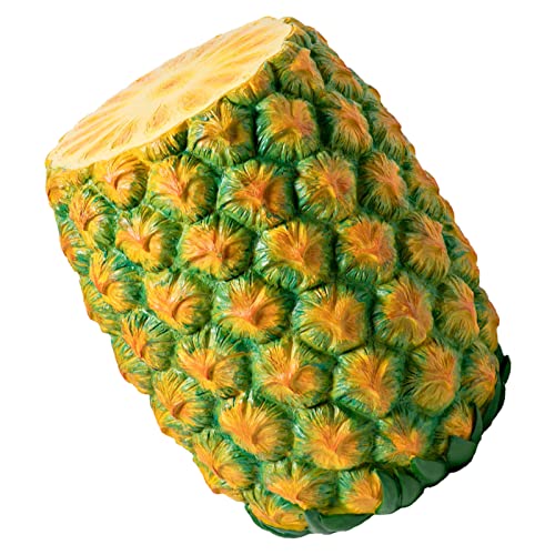 Simulated Food Stool Soft Resin Retro Fun Decorative Low Shoe Changing Stool Home (Ananas)