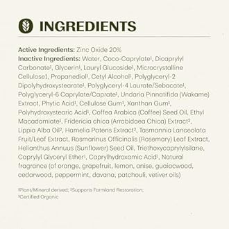 Thrive Natural Care Mineral Face Sunscreen SPF 30 - Daily Sunscreen for Face, No White Cast, Non-Nano Zinc Oxide - Lightweight Moisturizer Broad-Spectrum Protection - Vegan, 2 Fl Oz