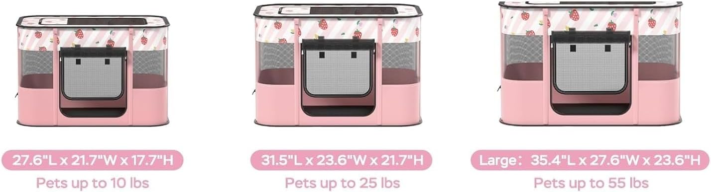 Exquisite Portable Pet Enclosure Cat Cage, Artificial Pet Enclosure, Suitable for Indoor Pet Cats and Dogs(Blue)