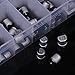 CYTGOUPER 400 PCS 24 Values SMD Aluminum Electrolytic Capacitors, SMD Capacitor Kit with Storage Box Industrial Electrical Capacitor Assortment for TV LCD Monitor Game 1uF - 1000uF