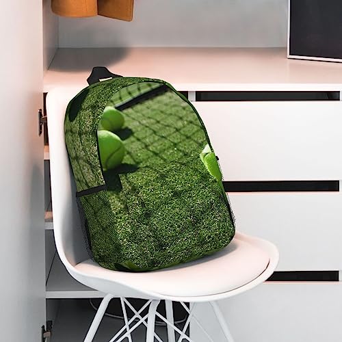 Sac à dos tennis en toile légère durable de 38,1 cm style moderne - 6