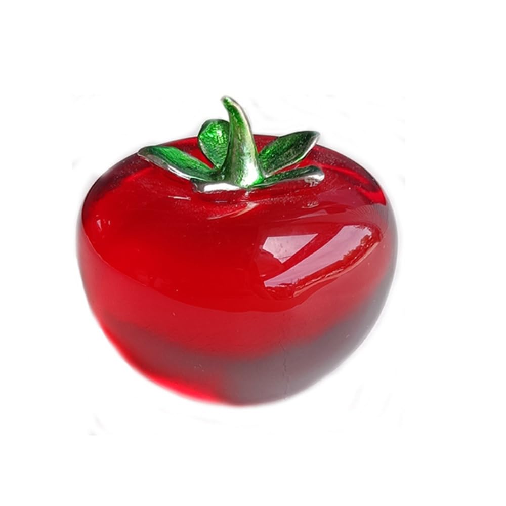 Amazon.co.jp: 模造レッドクリスタルトマト半透明フルーツオーナメント