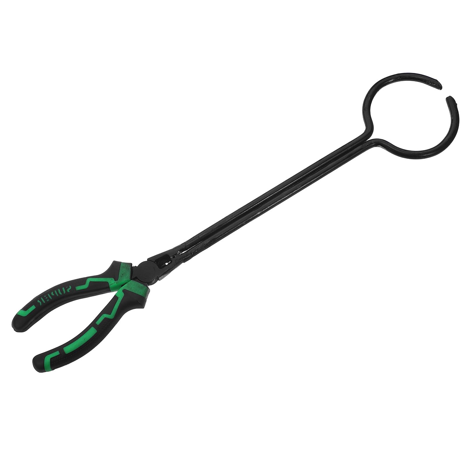 minkissy Pinza per Crogioli in Metallo Impugnatura Isolante, Morsetto Resistente al Calore per Fusione di Metalli e Gioielli, Strumento Professionale per Laboratori e Artigianato