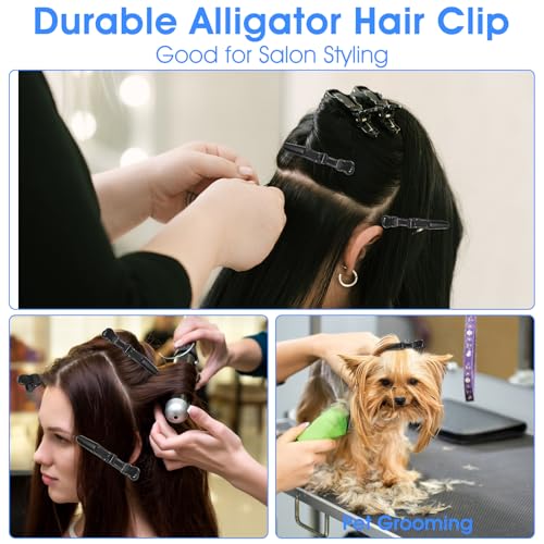 Pinzas para cabello 96 piezas, clip aligator profesional miniatura 5