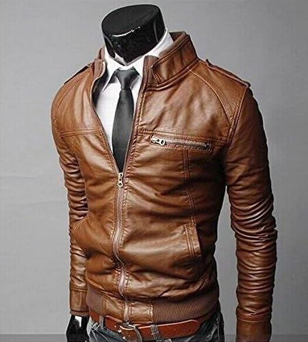 men fashion motorcycle jacket! new autumn and winter men PU leather jackets coat