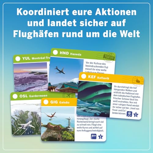 Kosmos 684044 Sky Team - Bereit zur Landung? Spiel des Jahres 2024, kooperatives Spiel für 2 Personen ab 10 Jahre, Strategiespiel, Brettspiel, Gesellschaftsspiel