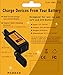 Motorcycle USB Charger, Mroinge 4.8A SAE to USB Adapter with Voltmeter & Ammeter, Quick Disconnect Plug with Dual USB Charger Perfect for Smart Device Charging, with ON/Off Switch & Waterproof Cover