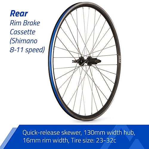 Rcg, R16-700, Wheel, Rear, 700C / 622, Holes: 32, Qr, 130Mm, Rim, Shimano Hg 11 #TOP6