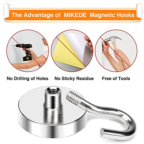 Mikede Magnetic Hooks, 80 Lbs Heavy Duty Earth Magnets With Hooks For Cruise Cabin thumb #3