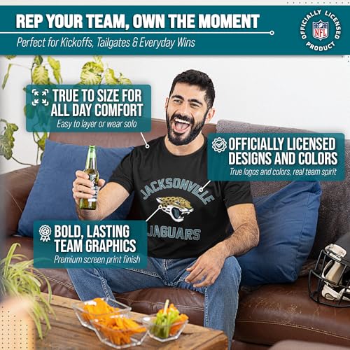 Image of NFL Gameday Cotton Blend T-Shirt for Men and Women - Licensed