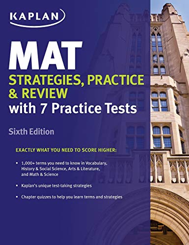 MAT Strategies, Practice & Review (Kaplan Test Prep)