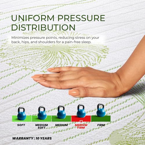 Image of Duroflex LiveIn 100% Latex - Natural Pincore Latex Mattress, Eco-Friendly, Naturally Cool, Medium Firm, 10 Years Warranty, 6 Inch King Size Bed Mattress (72x72x6 Inch)