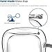 ecooe Espresso Cups 4 Oz Double Walled Glasses Coffee Mugs Set of 2, Clear Glass Coffee Cups with Handle, Insulated Coffee Mug Borosilicate Heat Resistant Double Wall Glass Espresso Coffee Cups