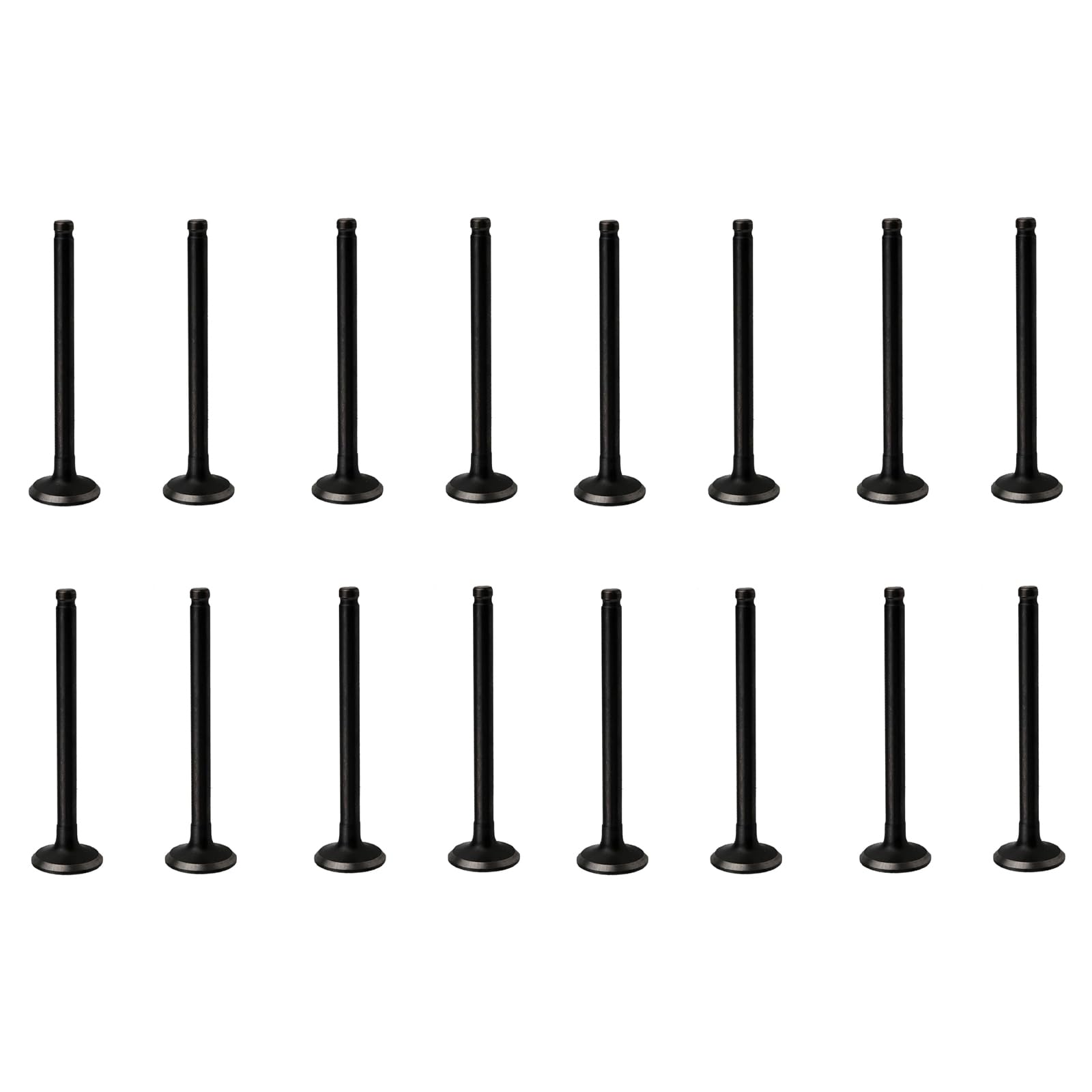 New Olym 69mm/2.72" Intake/Exhaust Valve Set for Chinese Scooter Moped ATV Go Kart 4-Stroke GY6 50cc 80c 100cc 139QMB 139QMA Engine Pack of 8 Pair