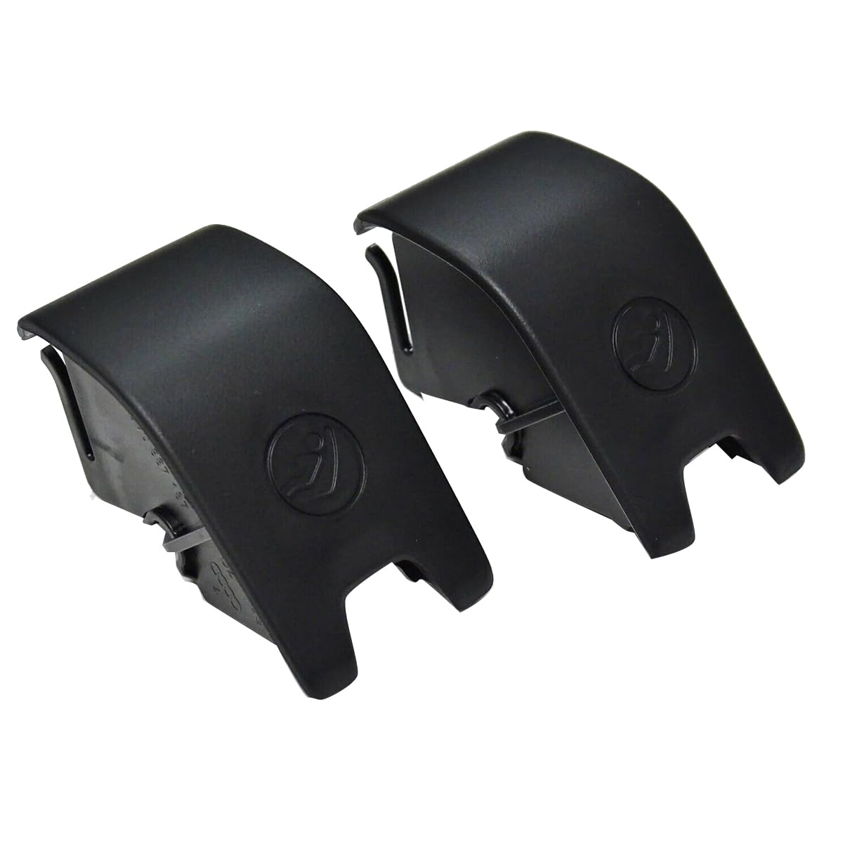 [Replacement] 1 par 8V0887187 Gancho de Asiento de Coche for Cubierta ISOFIX Ajuste de retención Infantil for A3 V8 2015-2023 Negro for Tapa de Ranura Isofix