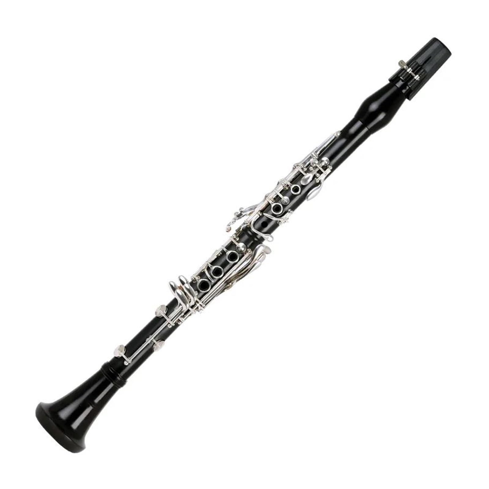 klarnet Rofessional Ebony Klarnet bB Tune 18 klawiszy posrebrzana miedź lite drewno