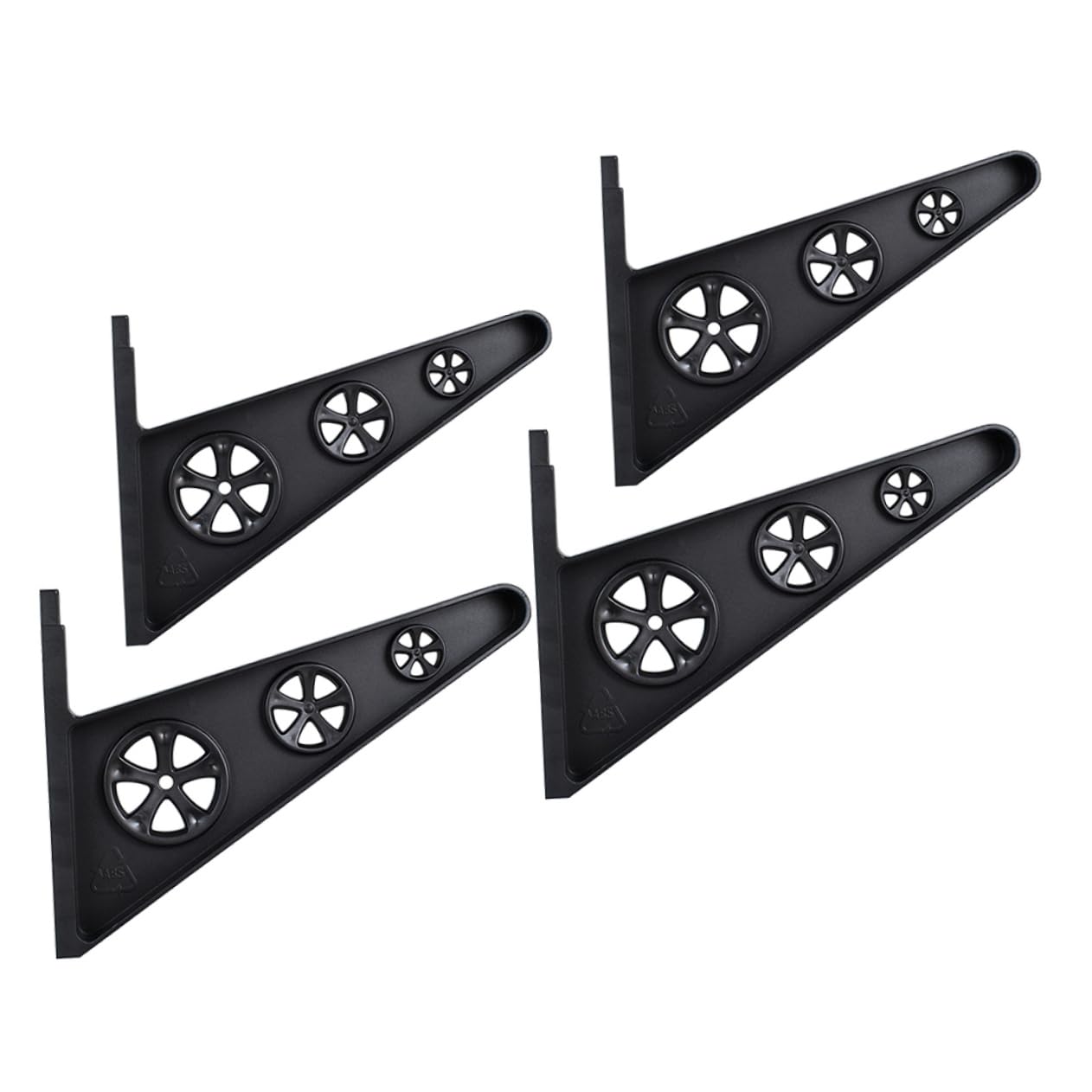 GALPADA Skateboard Horizontal Hanger Wall Mount Rack for Skateboard 25kg Capacity Pp Plastic Helmet Baseball Bat Holder