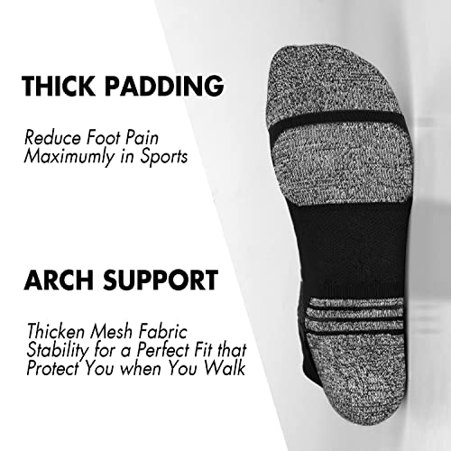 Athletic Ankle Womens Socks Running Compression Socks for Women Cozy 5 Pack Low Cut Performance Soft Tab Socks3