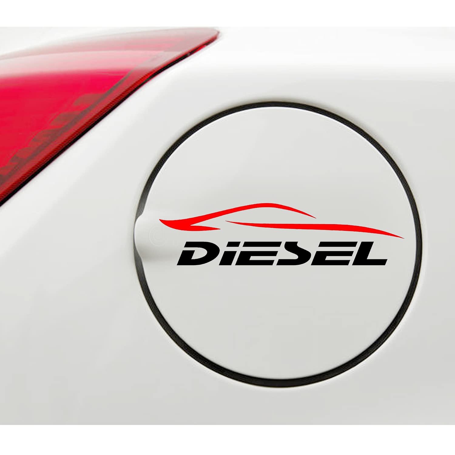 Diesel Sticker for Car I Car Stickers I Fuel Tank Branded Reflective and Vinyl Sticker M131(12.7cm X 3.25cm) (Design 01)