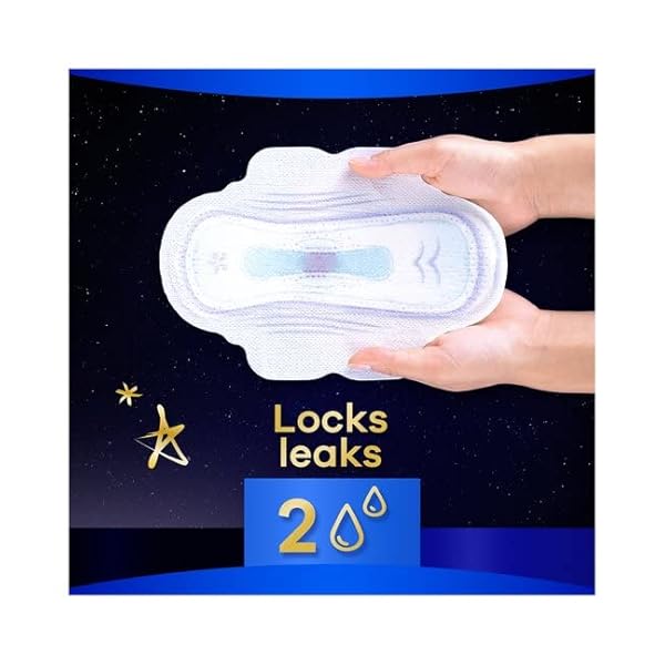 Always Ultra Secure Night (Größe 4) Damenbinden mit Flügeln, 18 pro Packung, 3 Stück, insgesamt 54 Stück – Bild 4