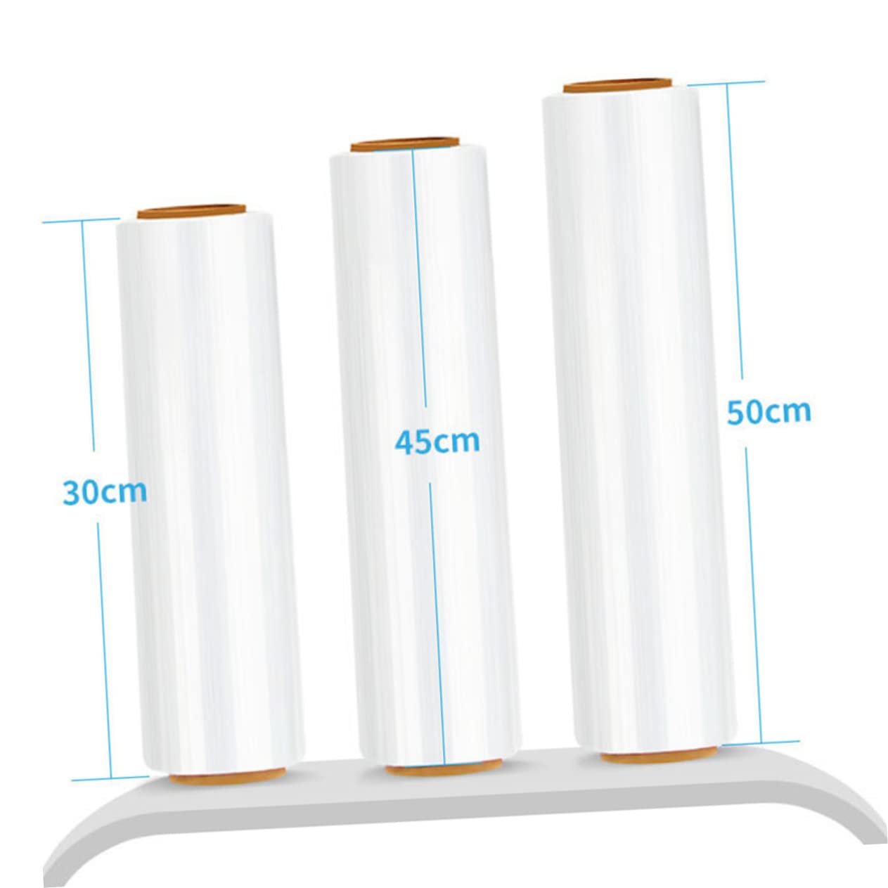 OFFSCH Stretch Film 2 Layer 380m Self-Adhesive Stretch Wrap for Home Warehouse