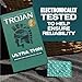 TROJAN Ultra Thin Premium Lubricated Condoms, 12 Count