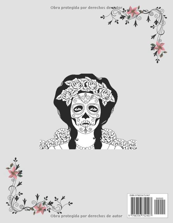 Miniatura 2 de Catrinas Libro para colorear (Spanish Edition)