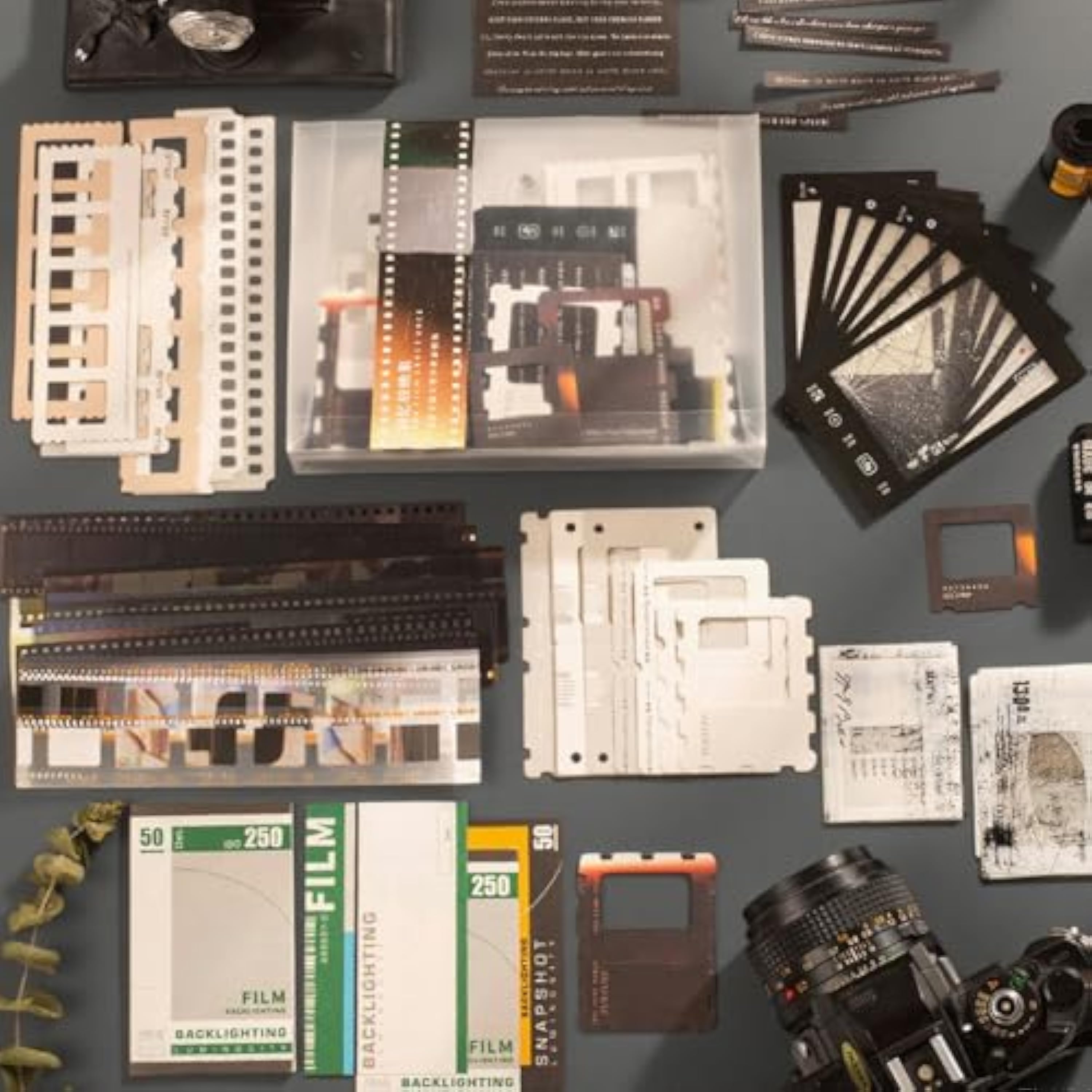 94 Piezas Pegatinas de película fotográfica de cámara vintage Scrapbooking,Pegatinas decorativas para diarios,álbumes de fotos,manualidades,tarjetas