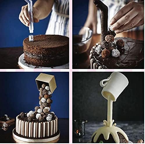 Cake Support Structure Frame Anti Gravity Cake Pouring Kit Hanging Decorative Cake Stand Birthday Wedding Party Cake Tools