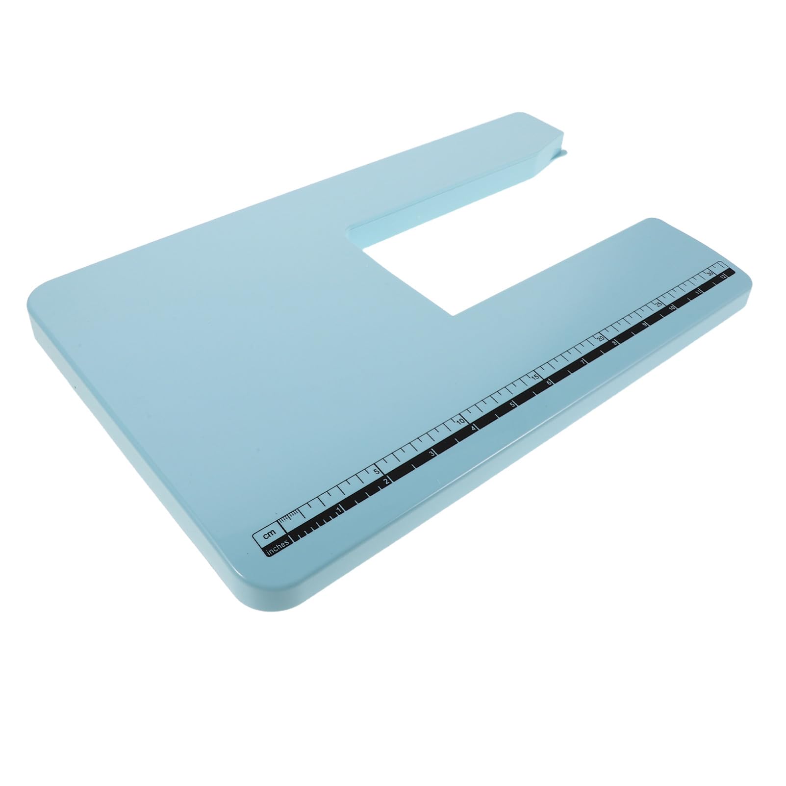 WOONEKY Table Extension pour Machine à Coudre Maison Plastique Bleu Ciel Plateau Polyvalent pour Couture Quilting et Bricolage Accessoire Compatible Plupart des Machines Ménagères
