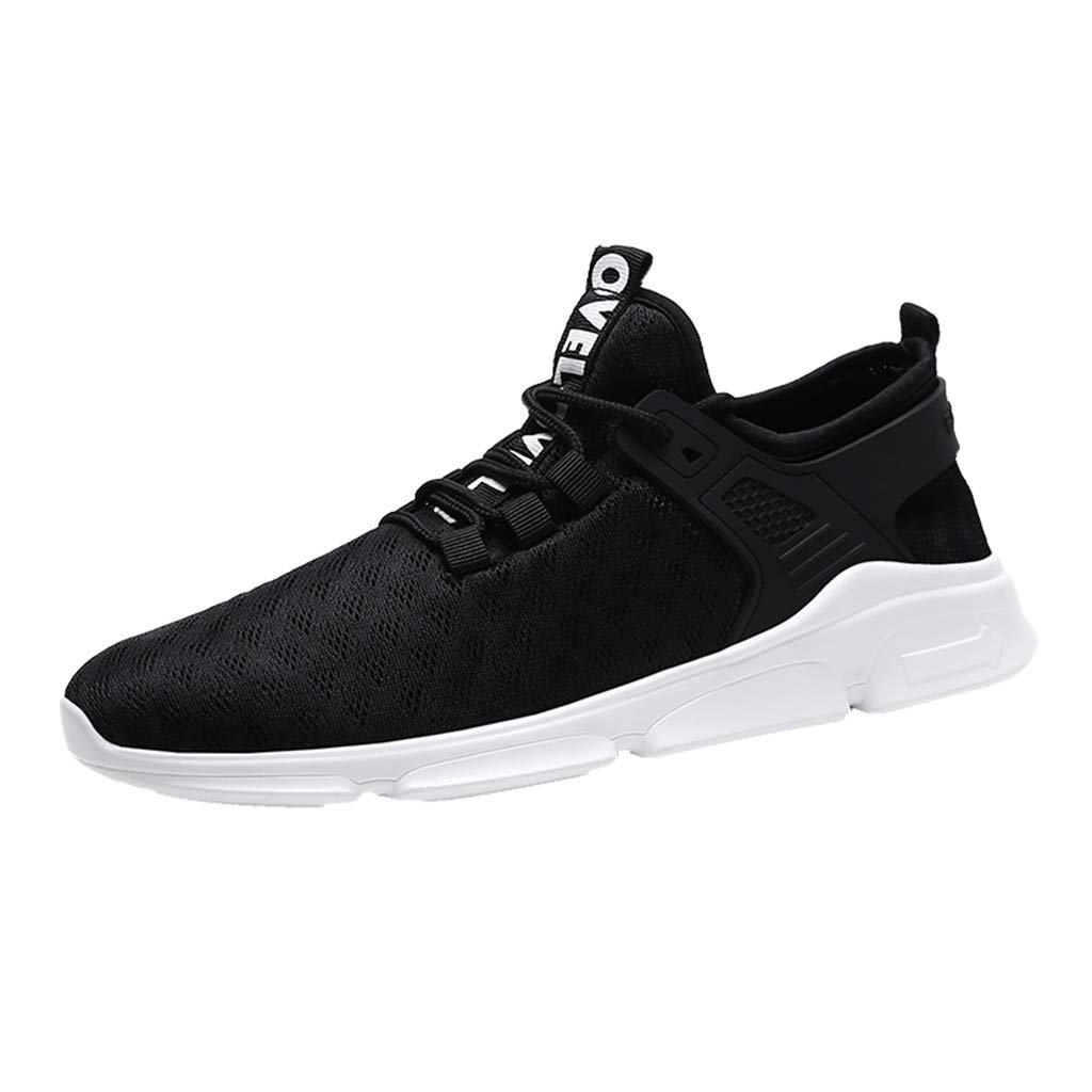 LinkayRunning Shoes Sneakers Men's Summer Hollow Mesh Breathable Sneakers Non-Slip Wear-Resistant Sneakers